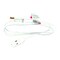 Home Plus SPT Extension Cord, 16 AWG, Indoor, 16/2, 3 Outlets, White, PVC, 6 ft IN162PT206WHHP - alternate 7